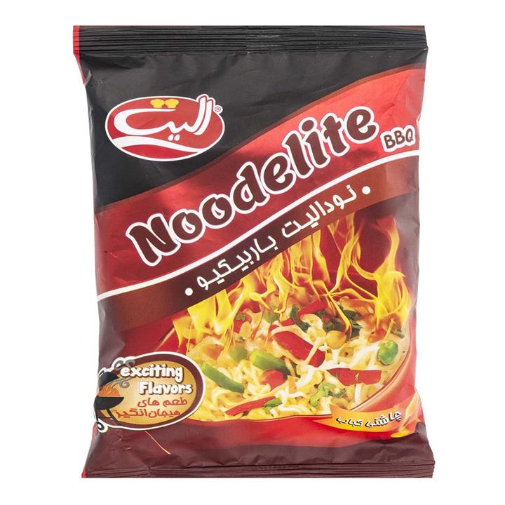 نودالیت با طعم چاشنی باربیکیو الیت مقدار 75 گرم Noodelite Barbecue Flavor Elite 75gr